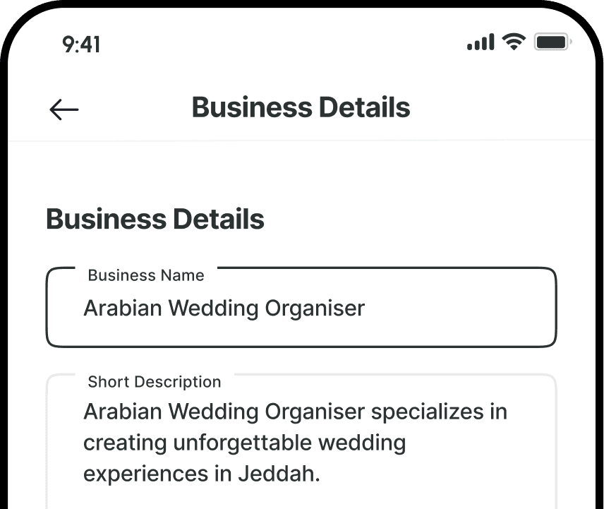 Business Details